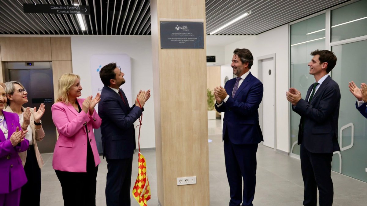 Momento de la inauguración del Hospital Viamed Tarragona