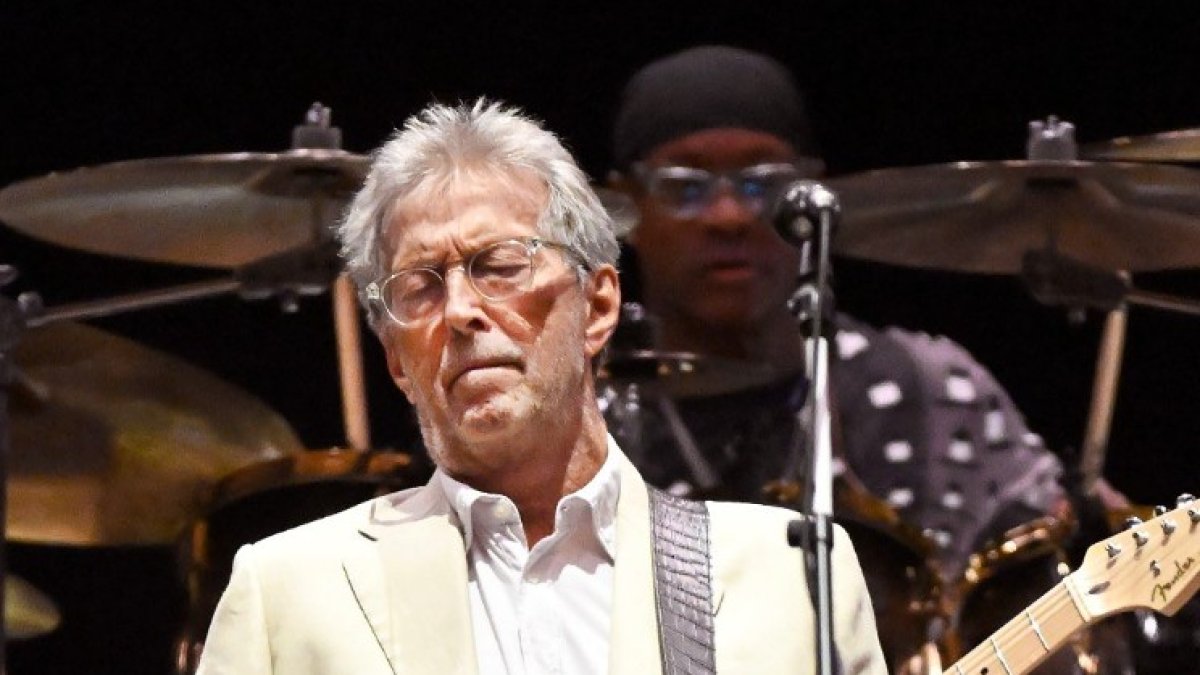 Eric Clapton durante uno de sus conciertos