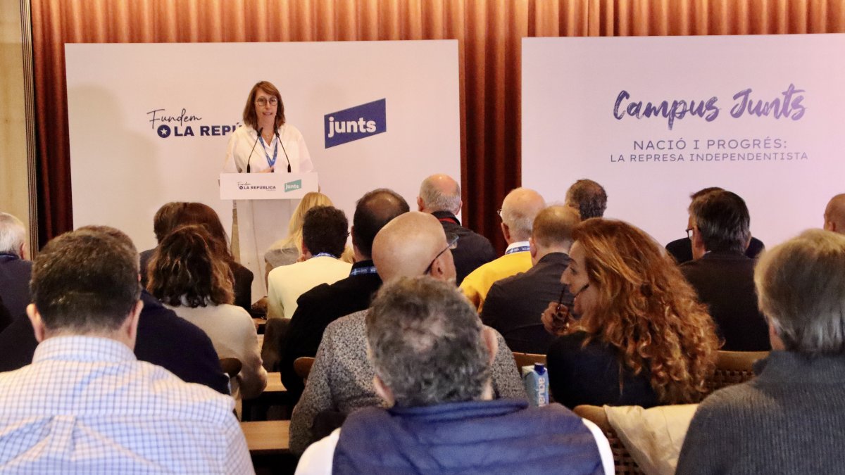 Celebració del Campus de Junts per Catalunya a Cardona.