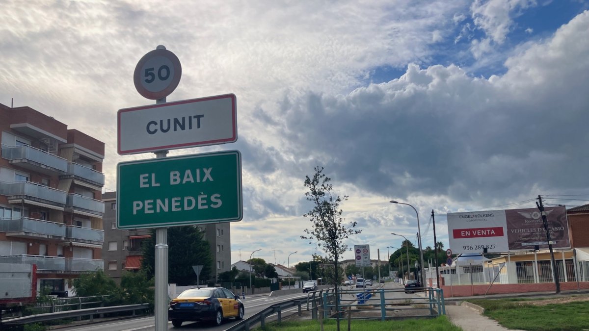 El Baix Penedès es frontera con la provincia de Barcelona