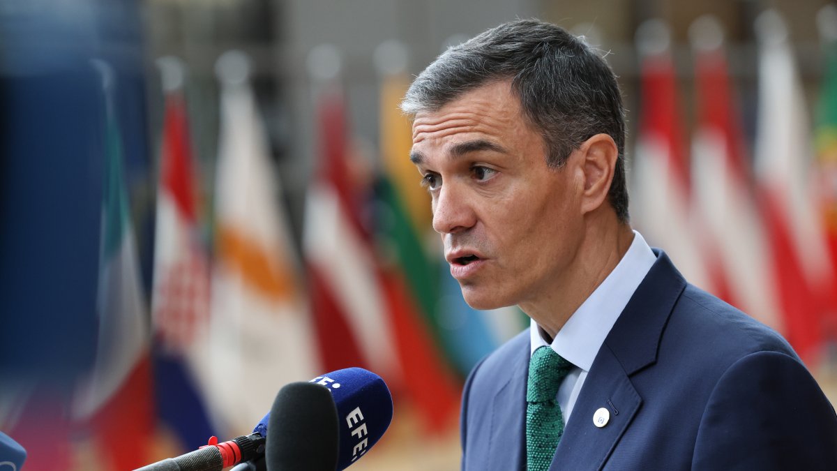 El presidente del Gobierno español, Pedro Sánchez