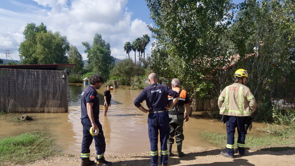 Inundacions a la zona dels Ullals de Baltasar.