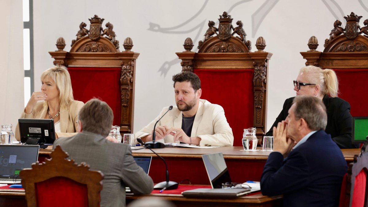 Imagen del pleno municipal de este lunes