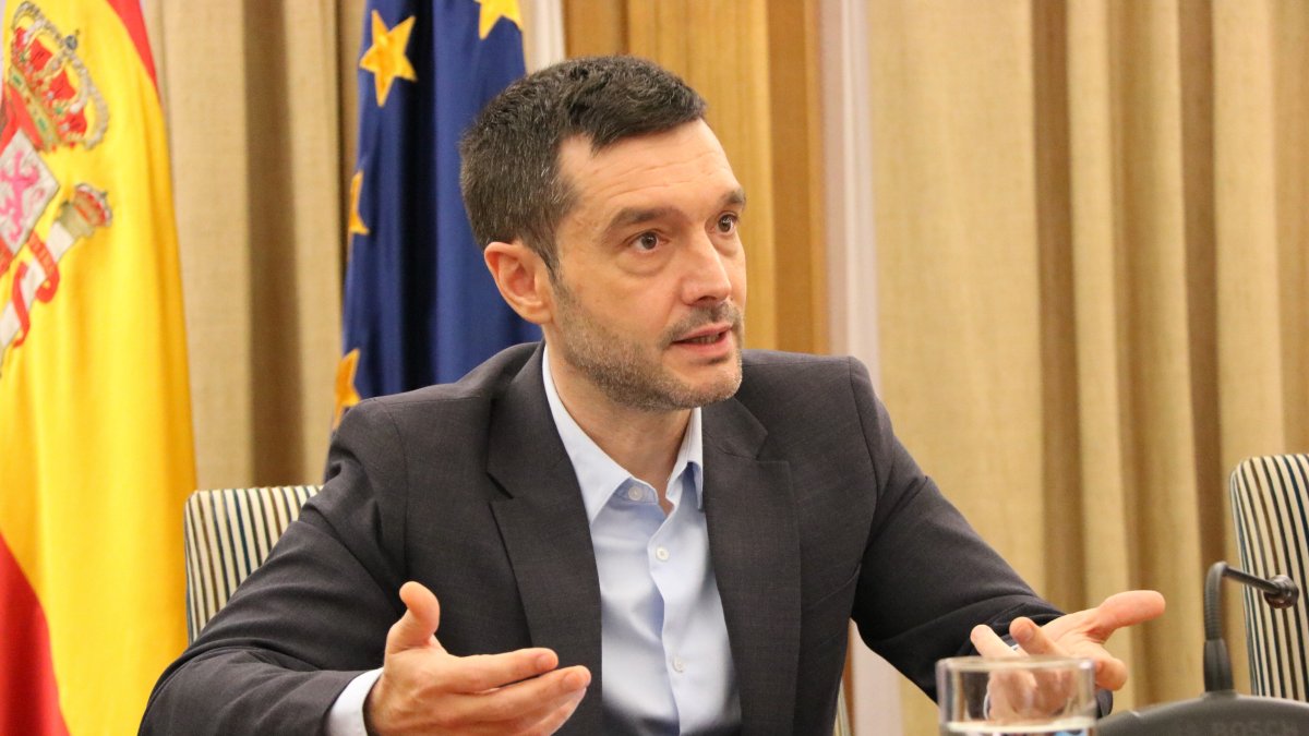 El ministro de Consumo, Pablo Bustinduy, este lunes en Madrid