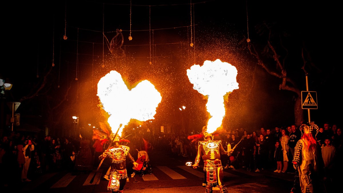 Imagen de la pasada edición de la Desfilada de Monstres de la Pobla de Mafumet