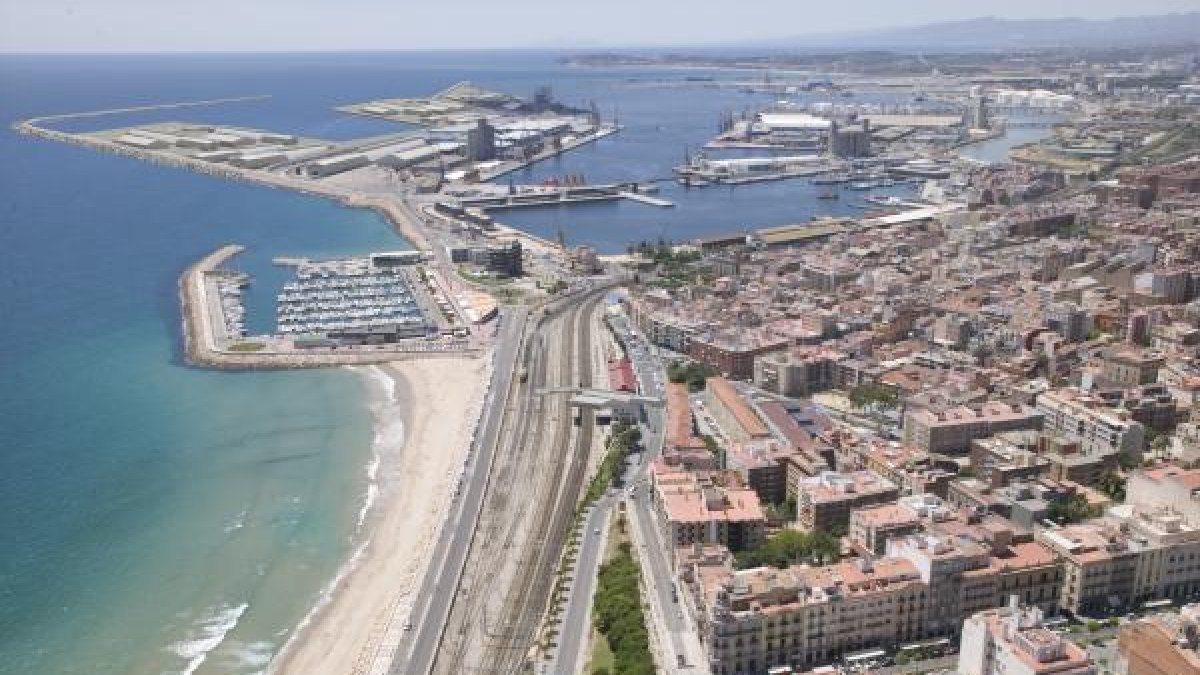 Vista aérea de la ciudad de Tarragona.