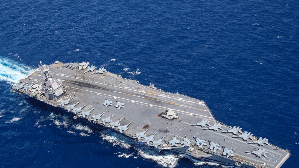 El USS Gerald R. Ford, el portaaviones más grande y avanzado de Estados Unidos