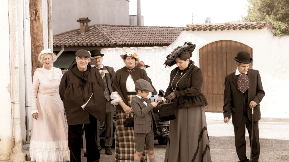 Un grup de recreadors del Pallaresos.