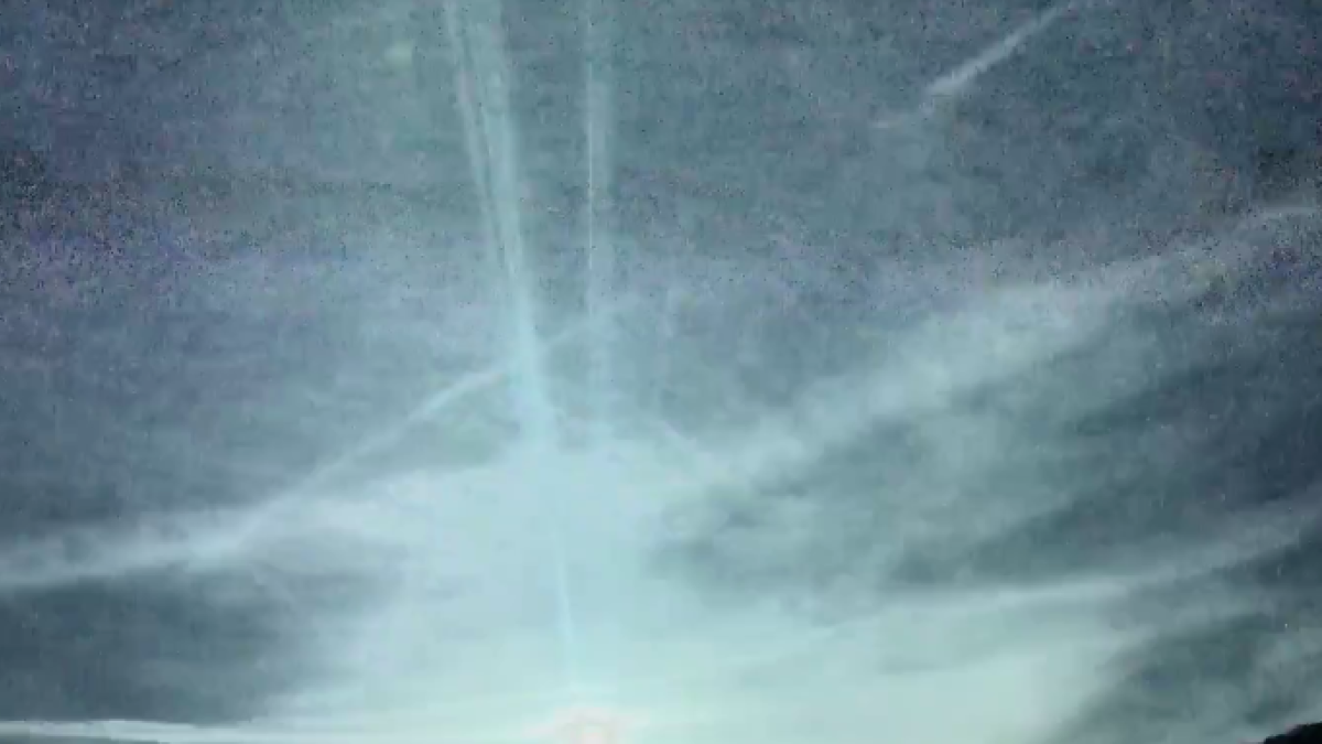 La bola de fuego, captada desde Cáceres.