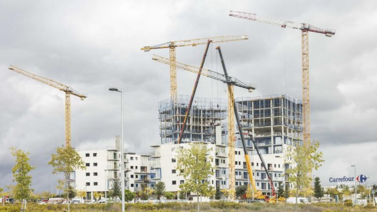 El sector de la construcción fue el que más creció en términos relativos.