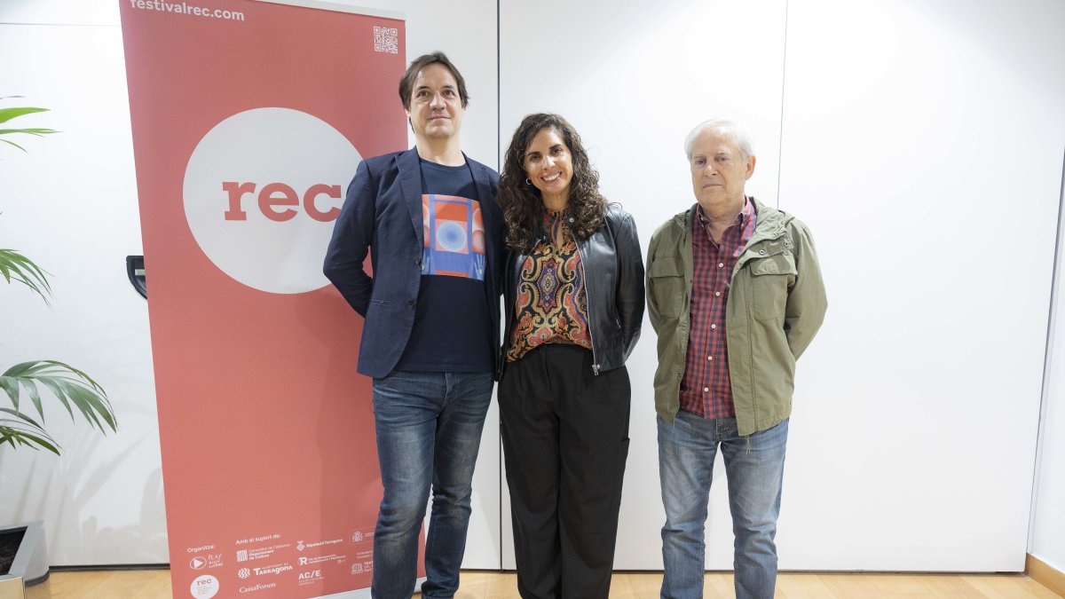 Xavier G. Puerto, Elisabeth Linero y Gonçal Barrios.