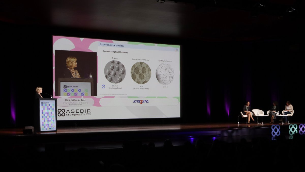 Sesión científica inaugural del congreso de la asociación de embriología ASEBIR en Barcelona.