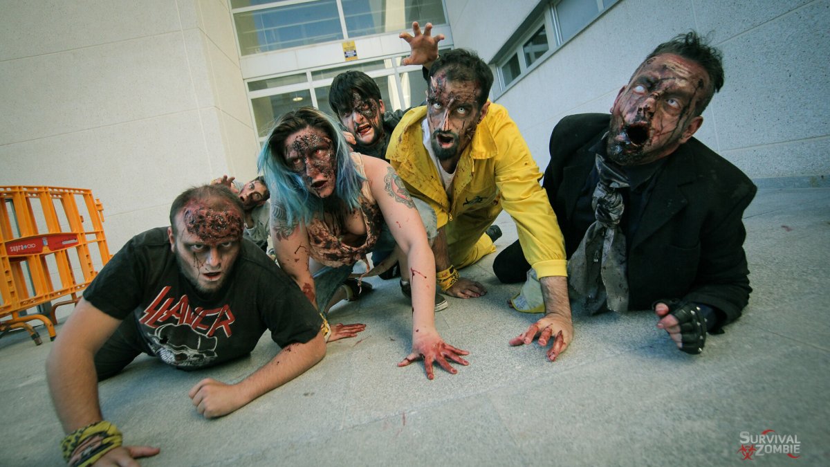 La recreación de zombis