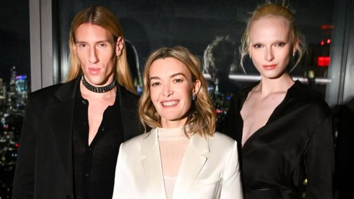 Marta Ortega durante la presentación de la nueva cápsula que la marca de Inditex ha creado junto al diseñador Ludovic de Saint Sernin