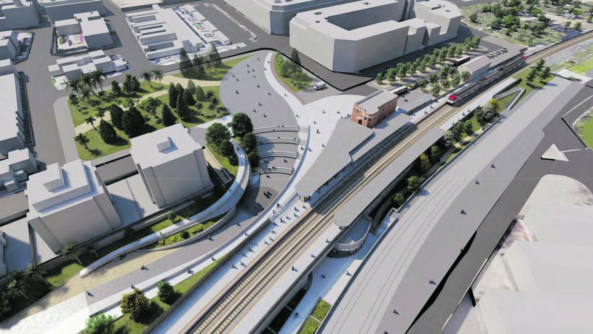 Una imagen virtual de cómo quedaría todo el ámbito.