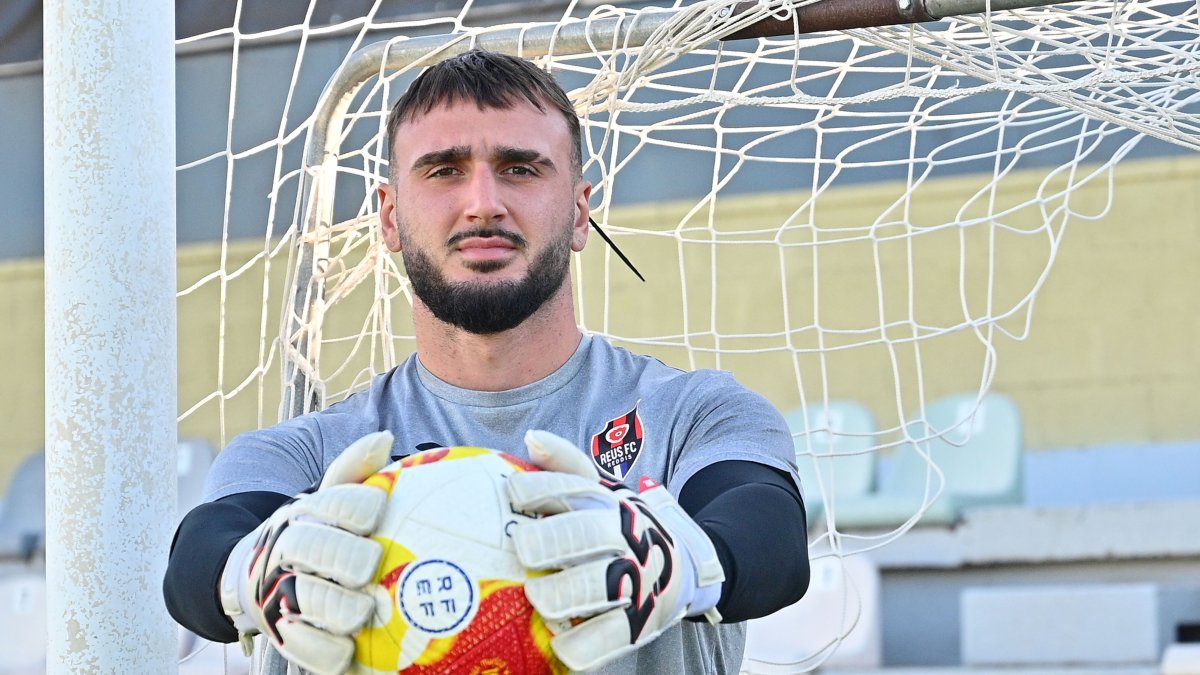El joven portero del Reus FCR, Álvaro Pacheco.