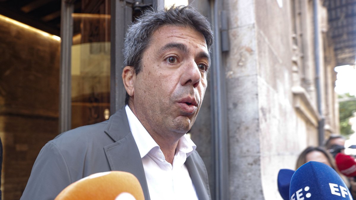 El presidente del Consell en funciones, Carlos Mazón.