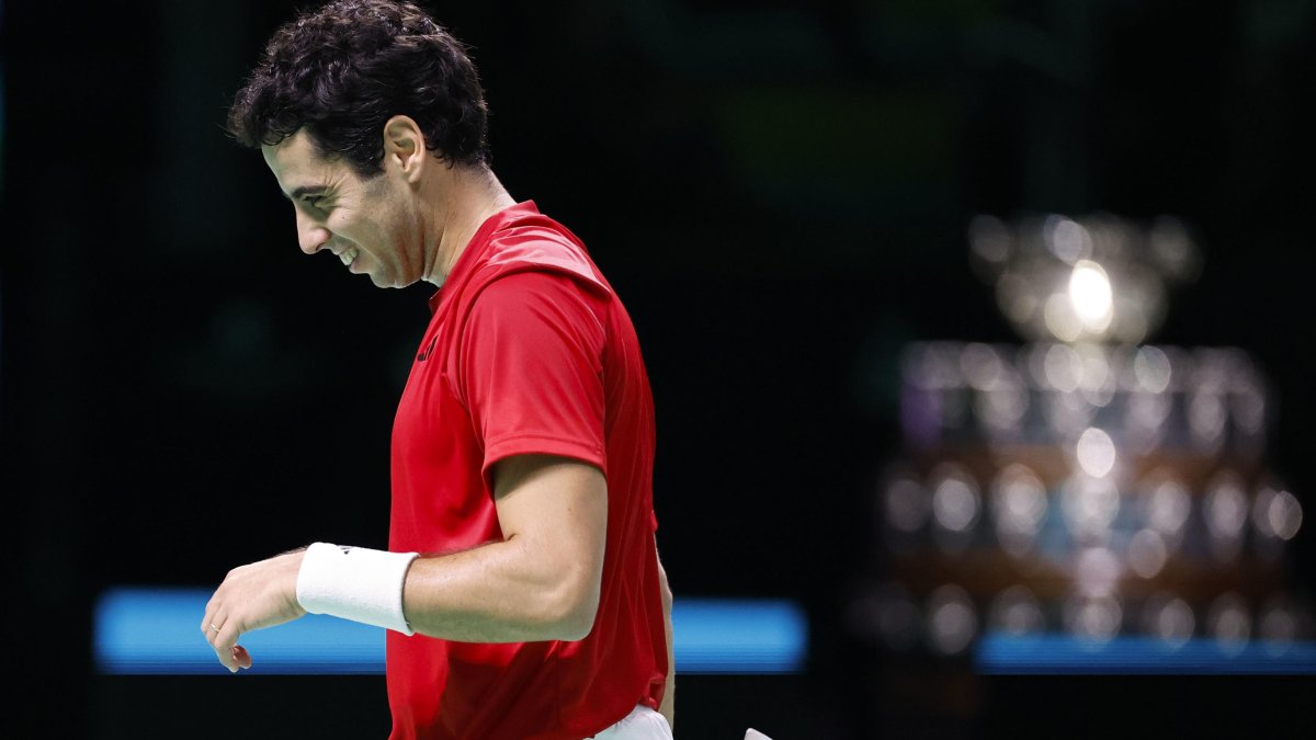 Munar cayó en el partido definitivo de la Copa Davis.