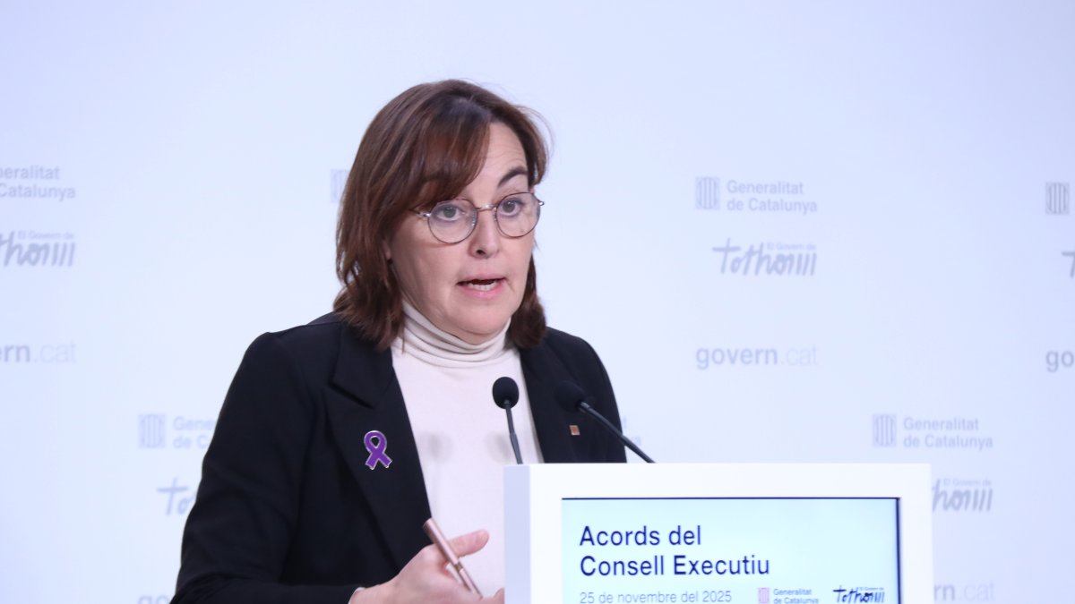 La portavoz del Govern, Sílvia Paneque