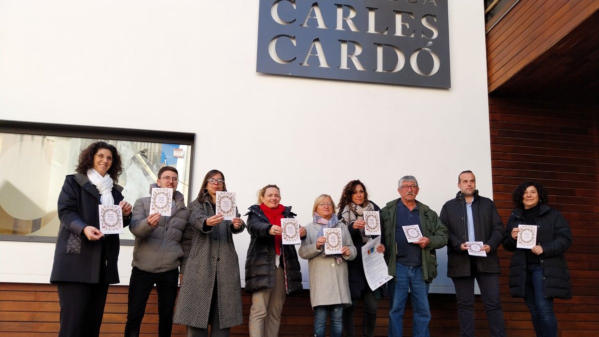 La presentació de la programació de Nadal a Valls s'ha fet aquest dimecres a la Biblioteca Carles Cardó, amb els diferents agents implicats.