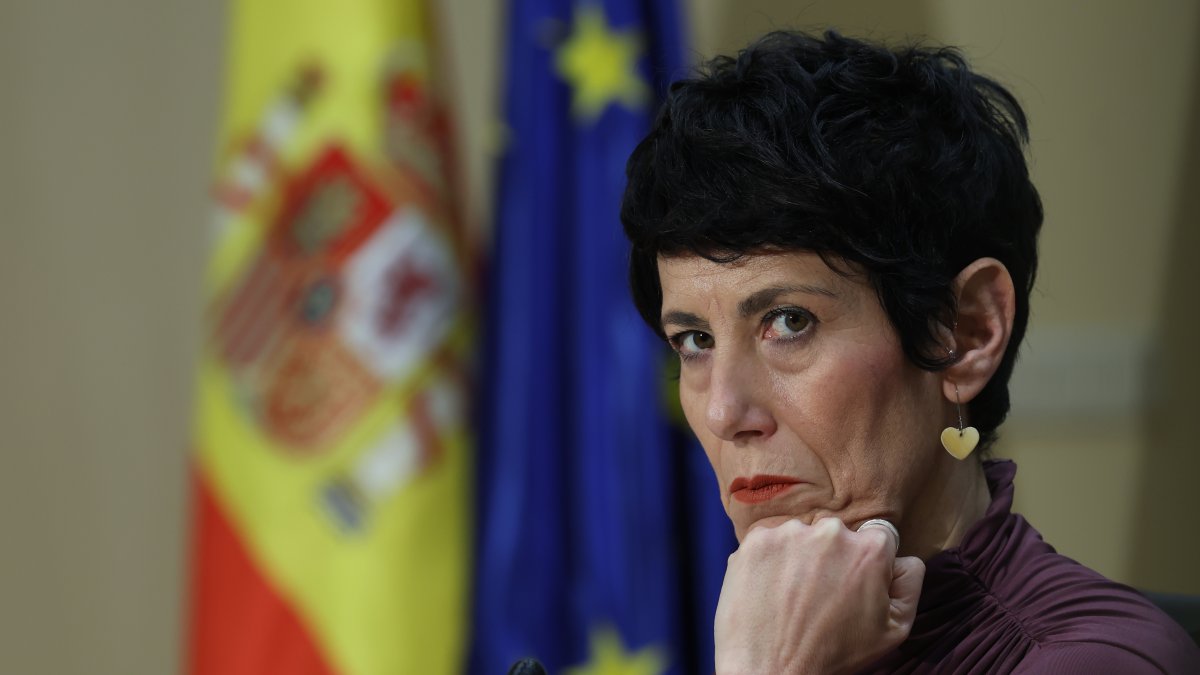 La ministra de Inclusión, Seguridad Social y Migraciones, Elma Saiz.