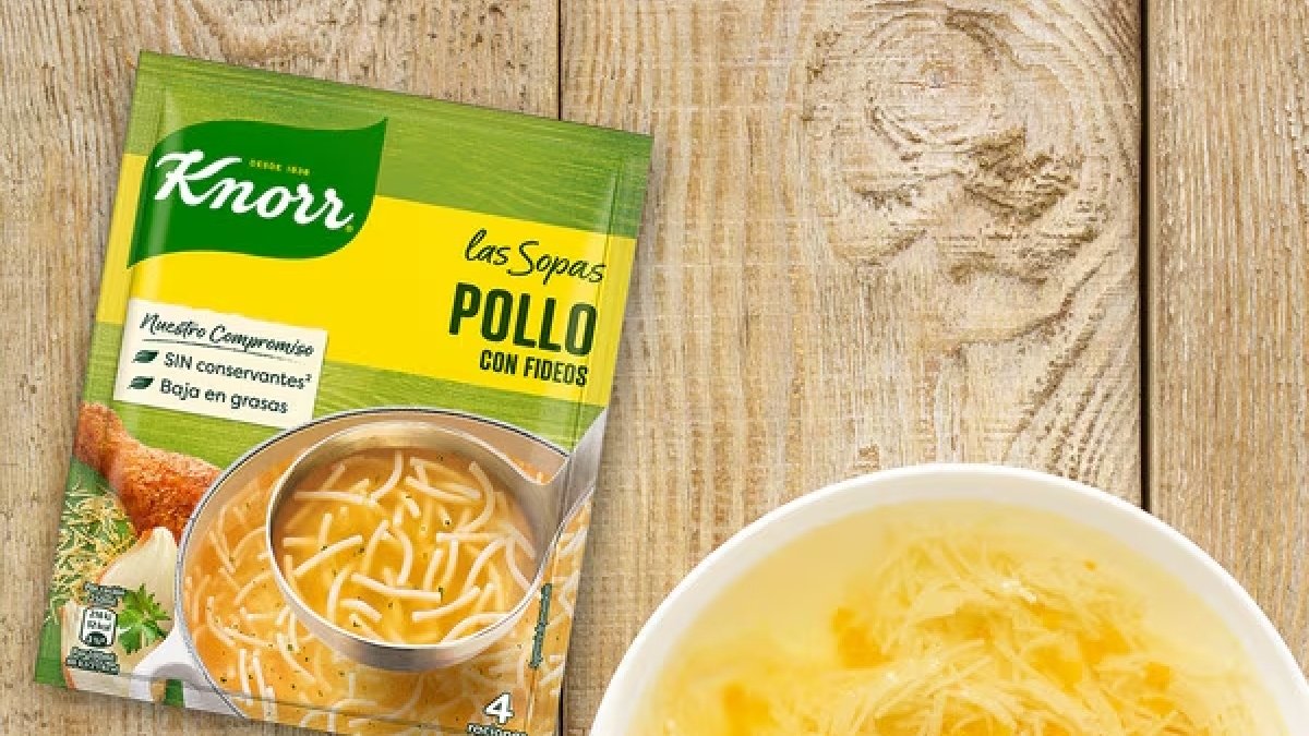 Imagen promocional de la sopa deshidratada de la cual se han encontrado lotes contaminados