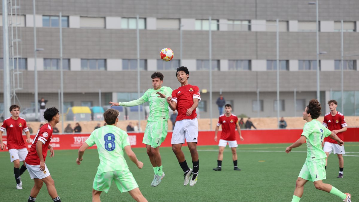 El Juvenil A del Nàstic logró empatarle al Juvenil A del Barça.
