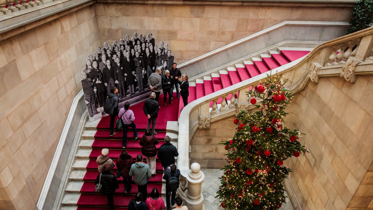 Jornada de portes obertes al Parlament de Catalunya.