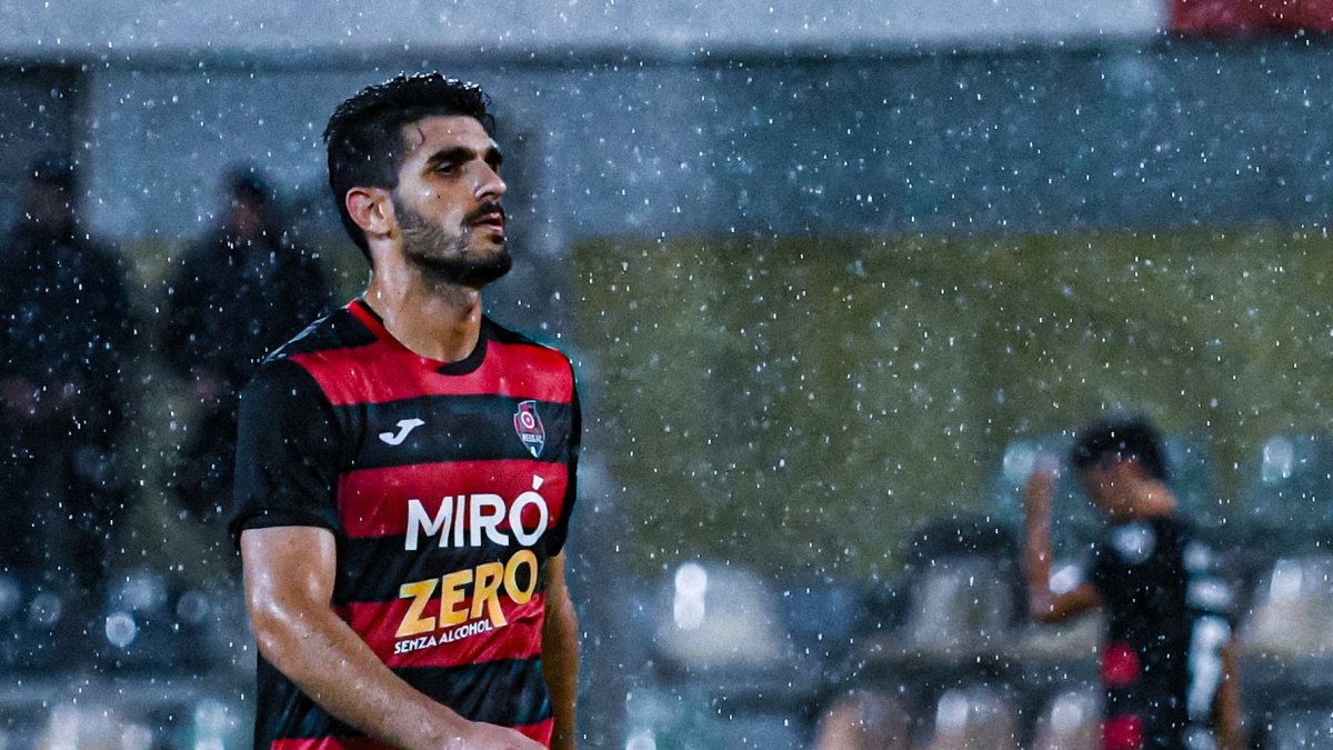 Sandro Toscano, durante un partido del Reus esta temporada.