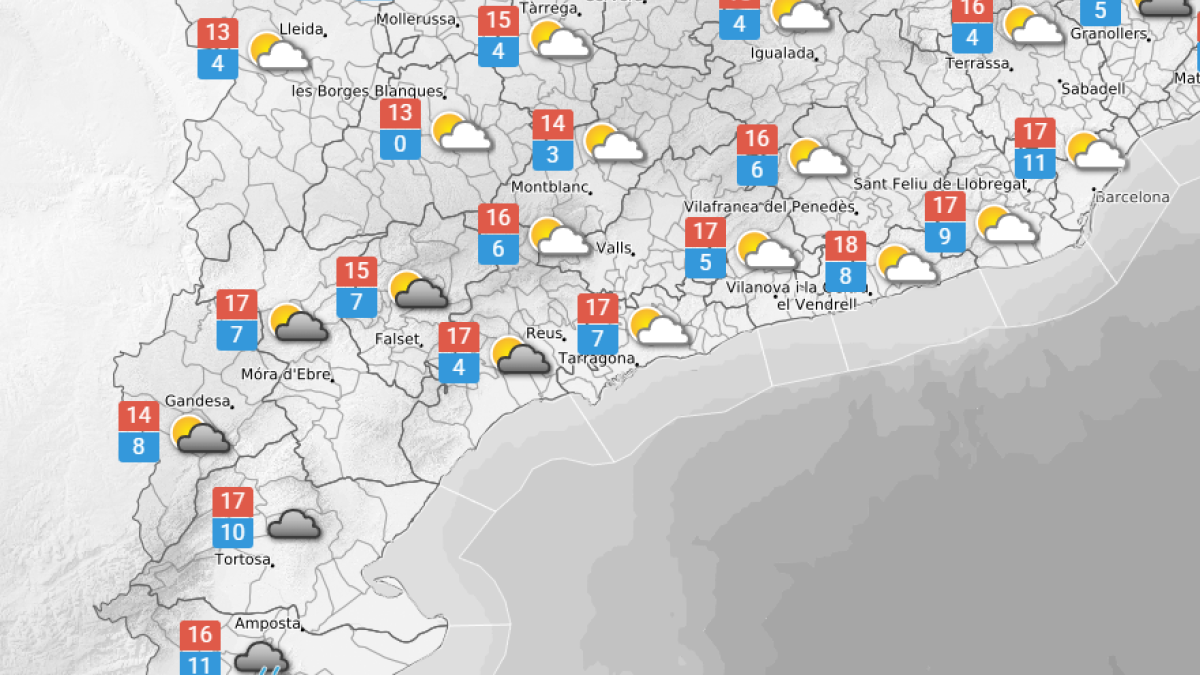 La previsió del temps.