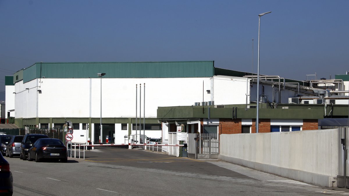 Plano general de la entrada al matadero que el Grupo Jorge tiene en Santa Eugènia de Berga