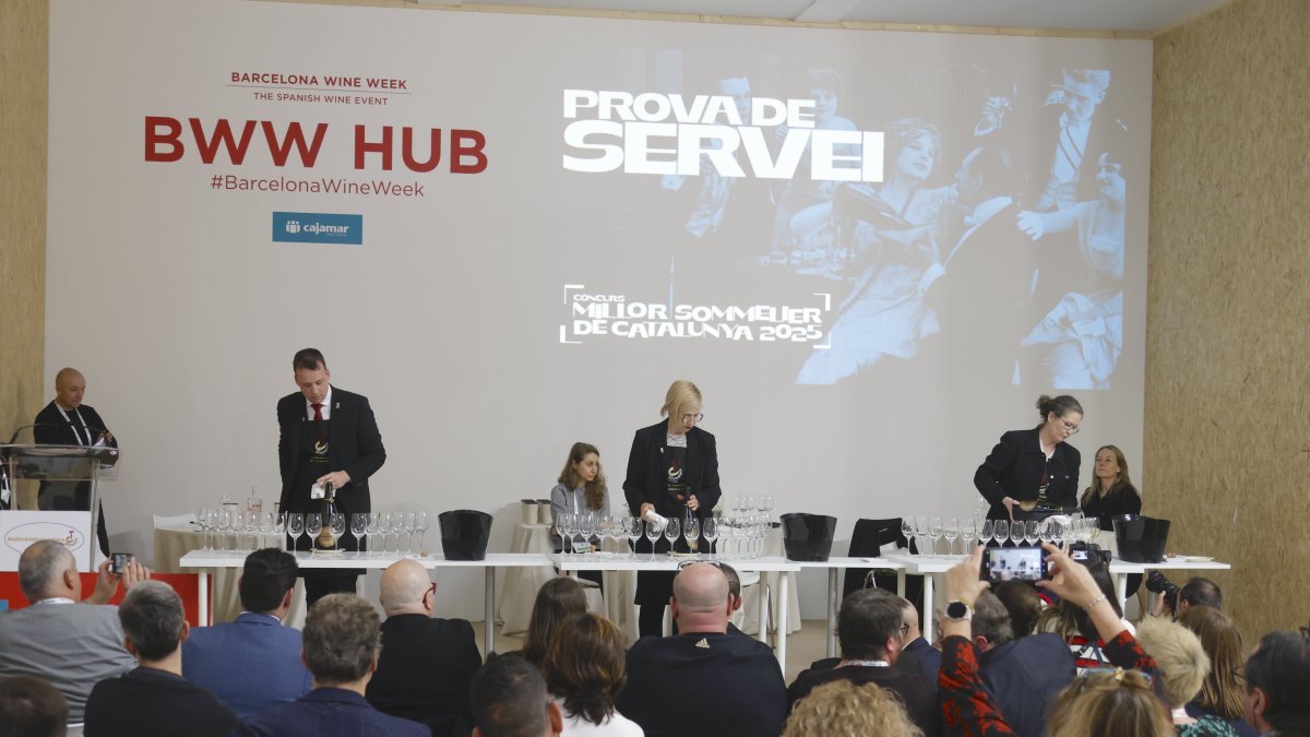 Imagen de archivo del Concurso Mejor Sommelier de Catalunya
