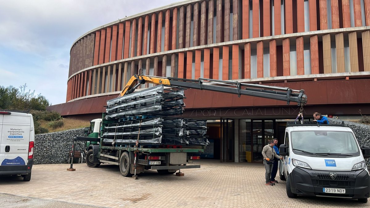 Inici obres grades Palau Esports Catalunya