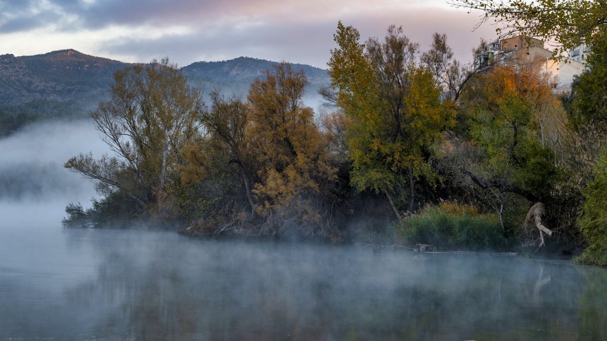 El riu Ebre, columna vertebral de la Reserva de la Biosfera de les Terres de l'Ebre.