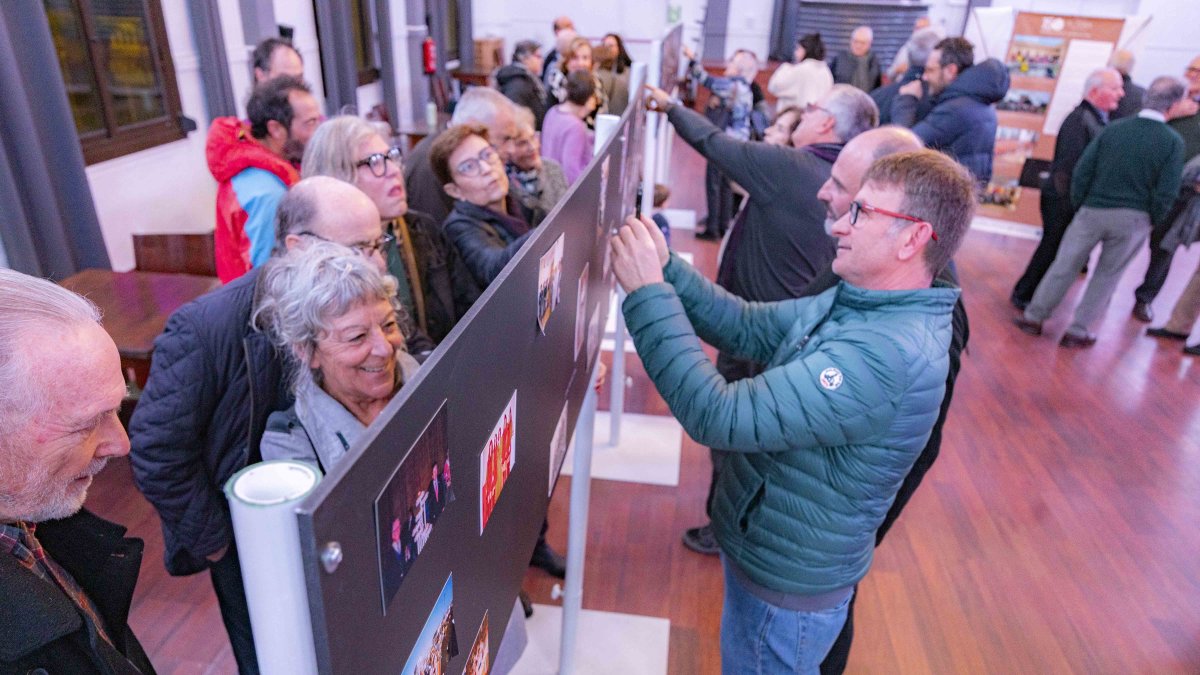La inauguración de la muestra ‘El Fènix, 150 anys. Celebrant el passat, construint el futur’, este 20 de enero.