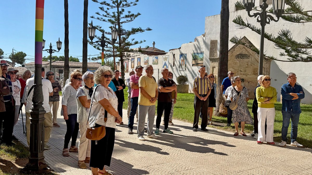 Concentración contra el edadismo en Roda de Berà, el año pasado.