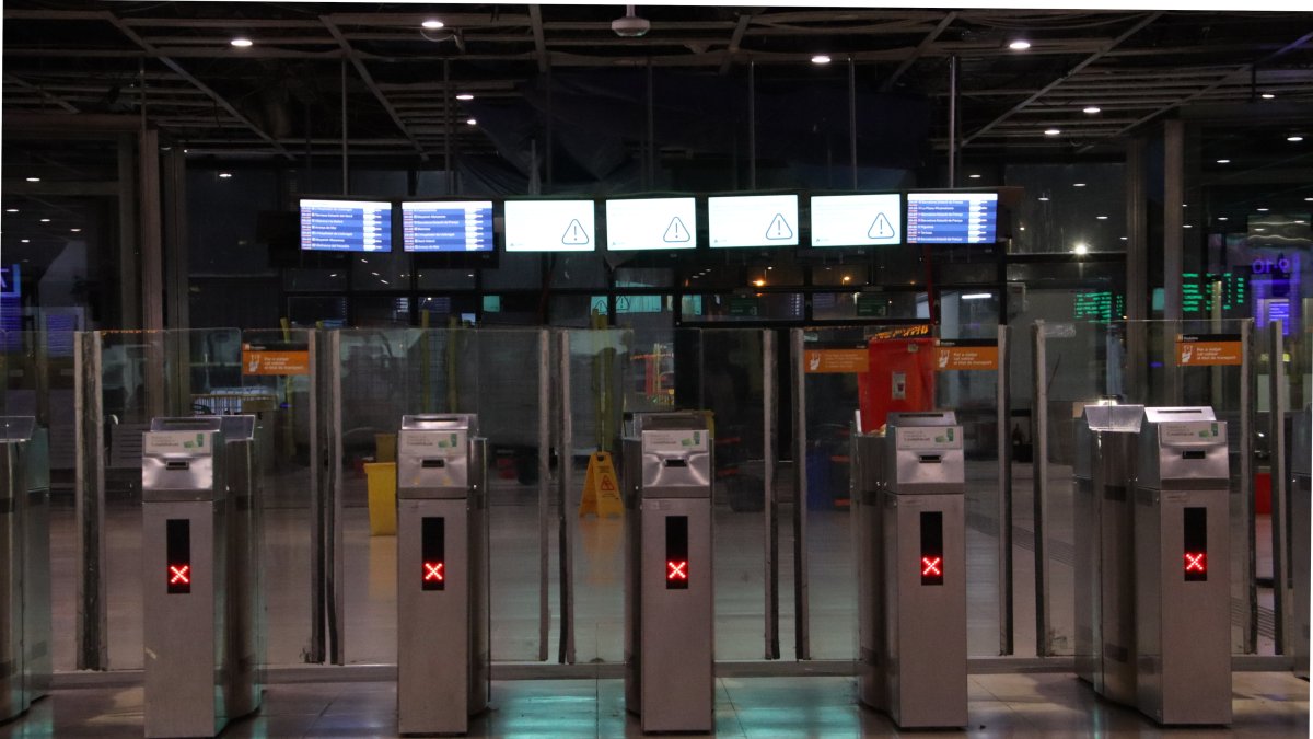 Todavía no hay trenes en marcha.