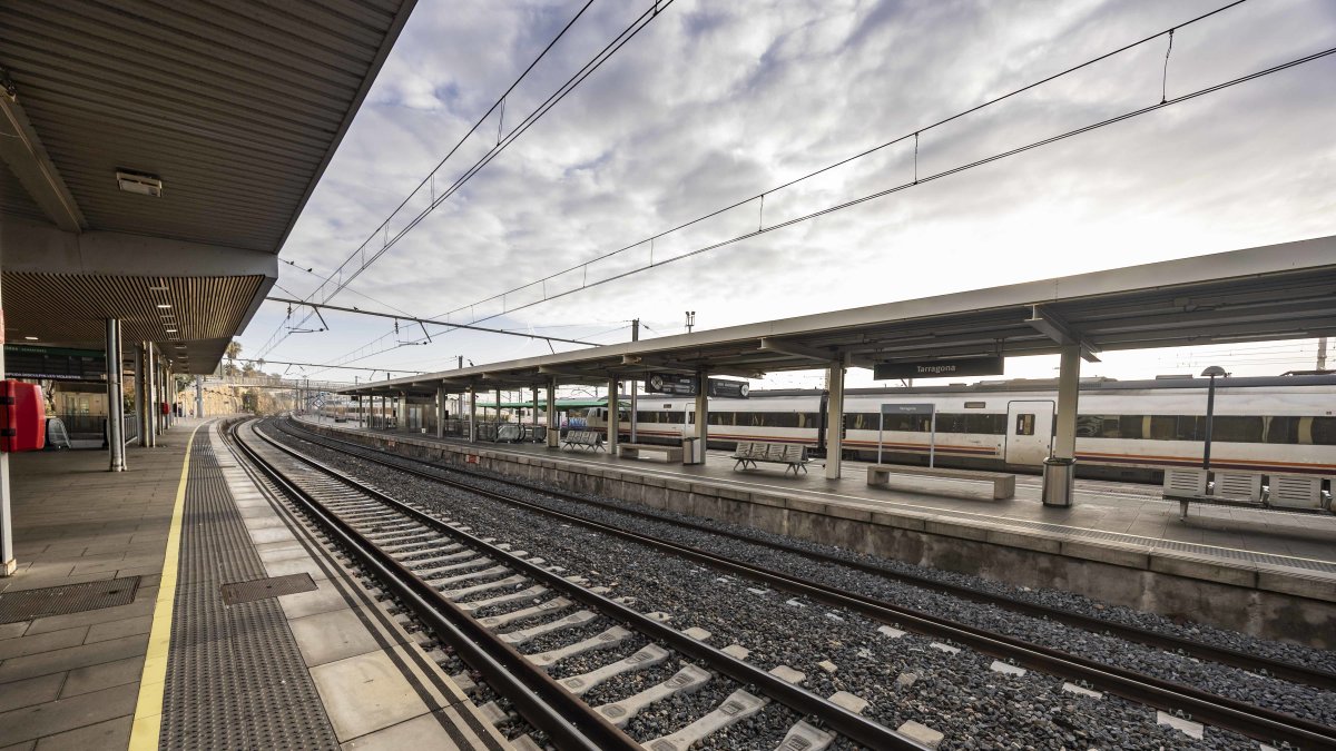La estación de trenes de Tarragona.