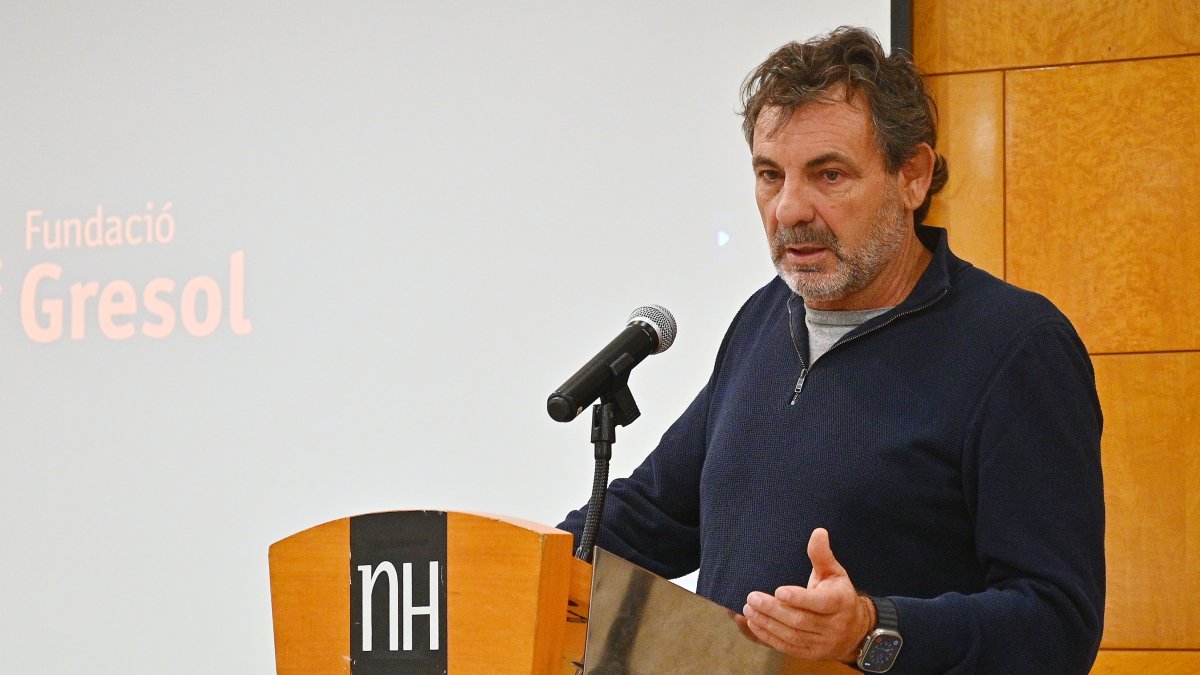 Camps participó el martes en una conferencia organizada por la Fundació Gresol.