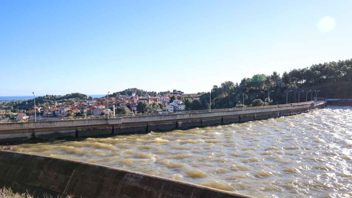 El pantano de Riudecanyes se encuentra al 99% de su capacidad.
