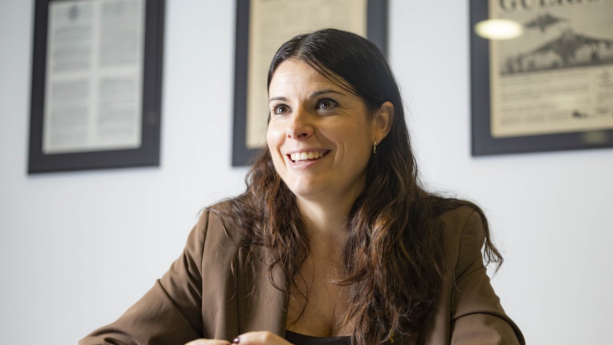 Mònica Sales, durant la conversa d'aquest dijous a la seu del 'Diari de Tarragona'.