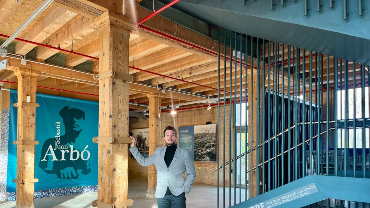 Àngel Pascual al Museu de la Mar de l'Ebre