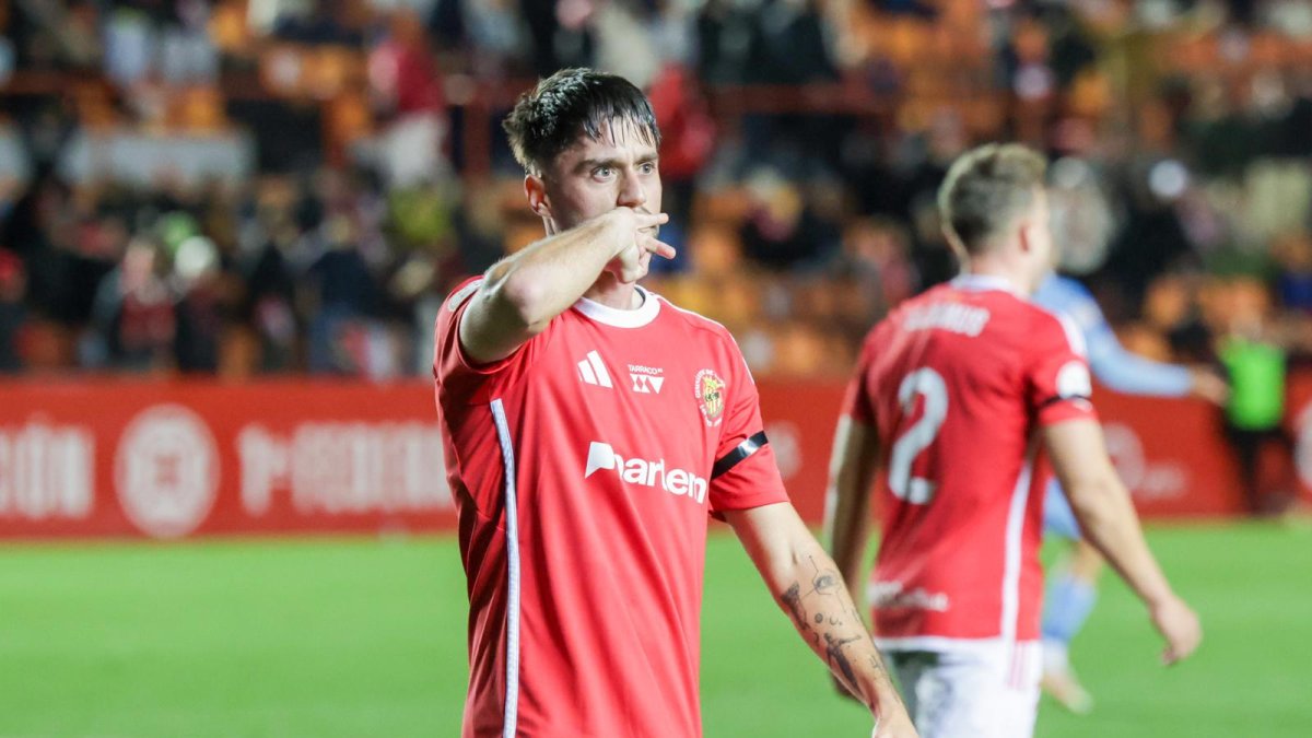 Jardí celebra el gol conseguido frente al Ibiza.