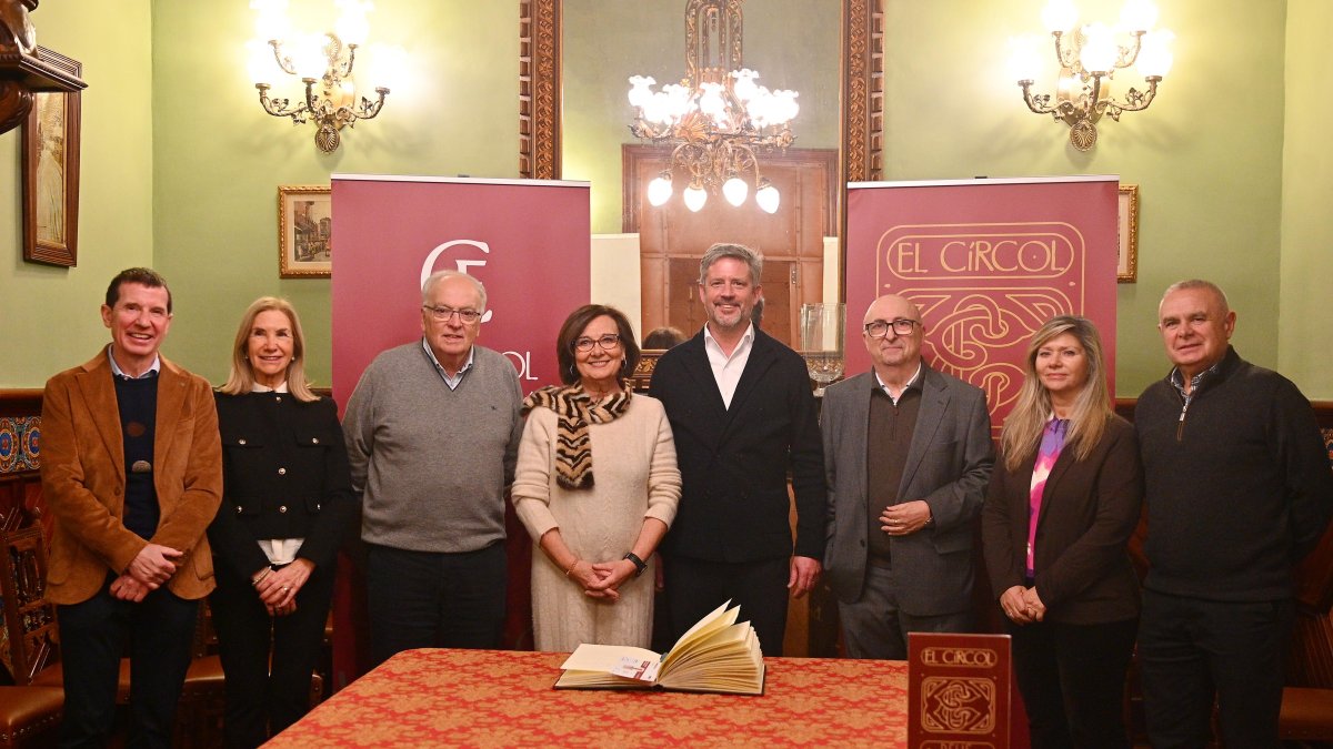 Eduard Amigó, coCEO y director comercial del Grupo Fermator, en la sede de El Círcol de Reus durante los instantes previos a su conferencia.