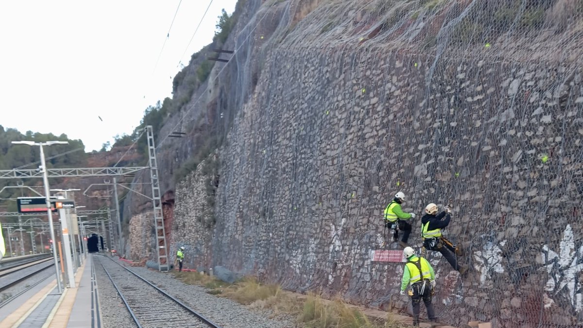 Obras de mejora estos días en la red ferroviaria