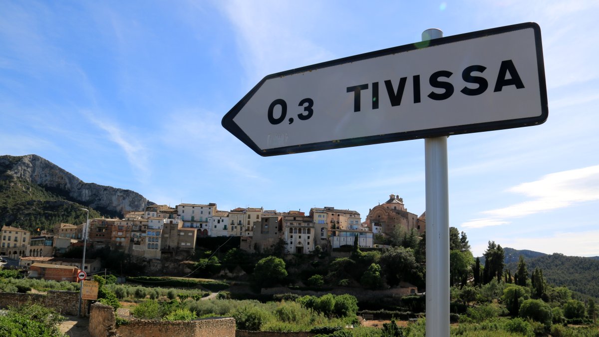 El municipi de Tivissa, a la comarca de la Ribera d'Ebre.