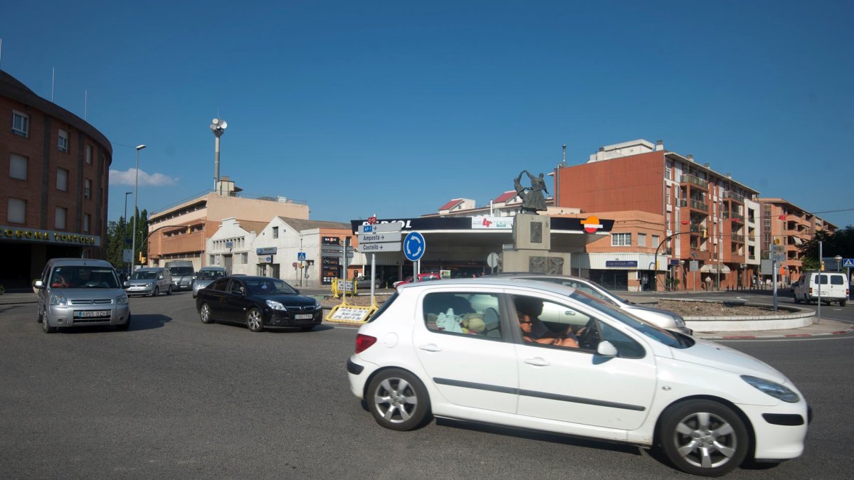 Plaza Corona d'Aragó de Tortosa.