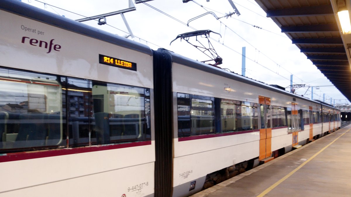 Un tren de Rodalies.