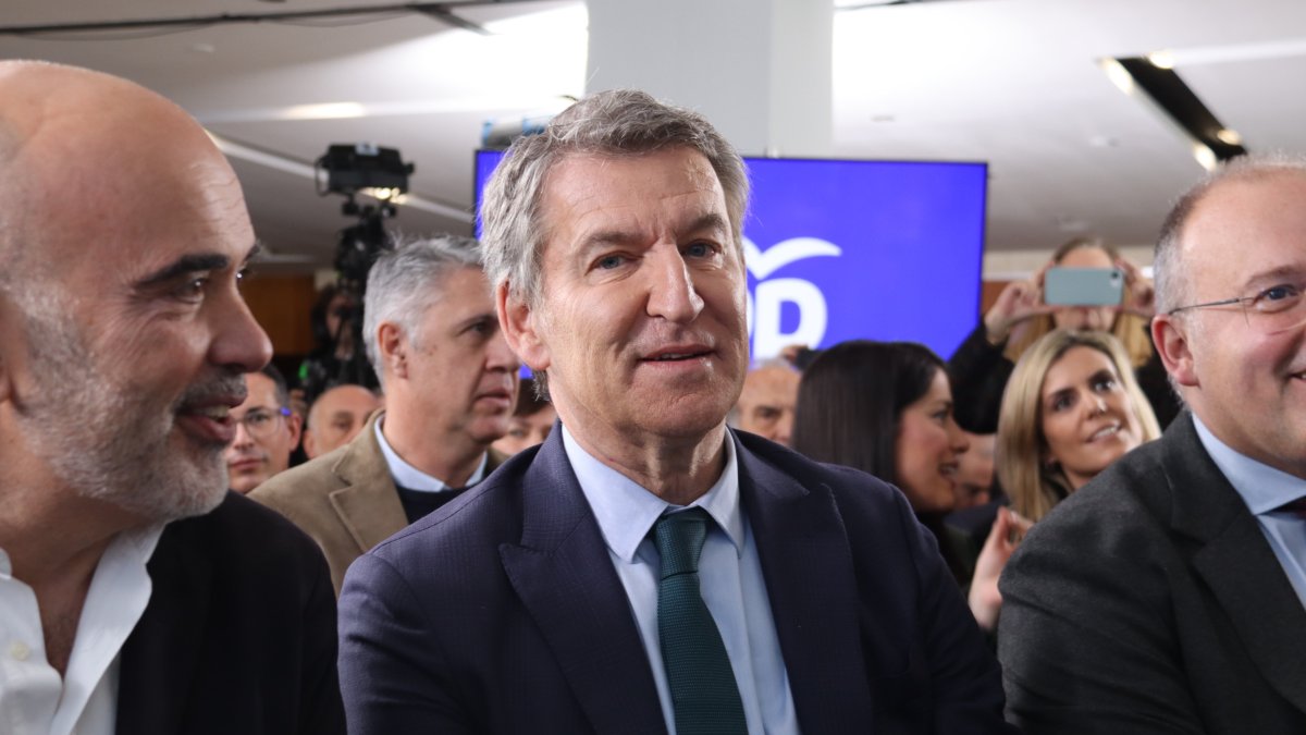 El presidente del PP Alberto Núñez Feijóo