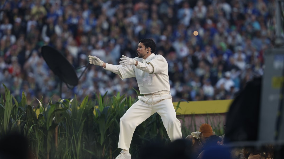 La actuación de Bad Bunny.